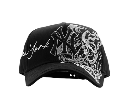 GORRA DANDY HATS NEW YORK SKELETON BLACK
